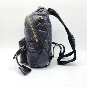 Moschino | Bags | Moschino Quilted Nylon Backpack Navy New  display picture 1